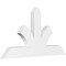 Ekena Millwork Richland Architectural Grade PVC Gable Bracket, 36"W x 19 1/2"H x 2"D x 4"F, 13/12 Pitch GBP036X20X0204RIC00 - alternate 1